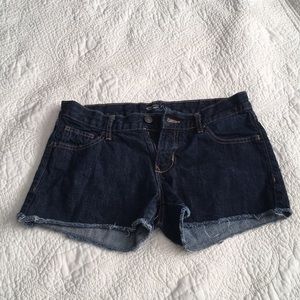 Dark Blue Cut Off Shorts